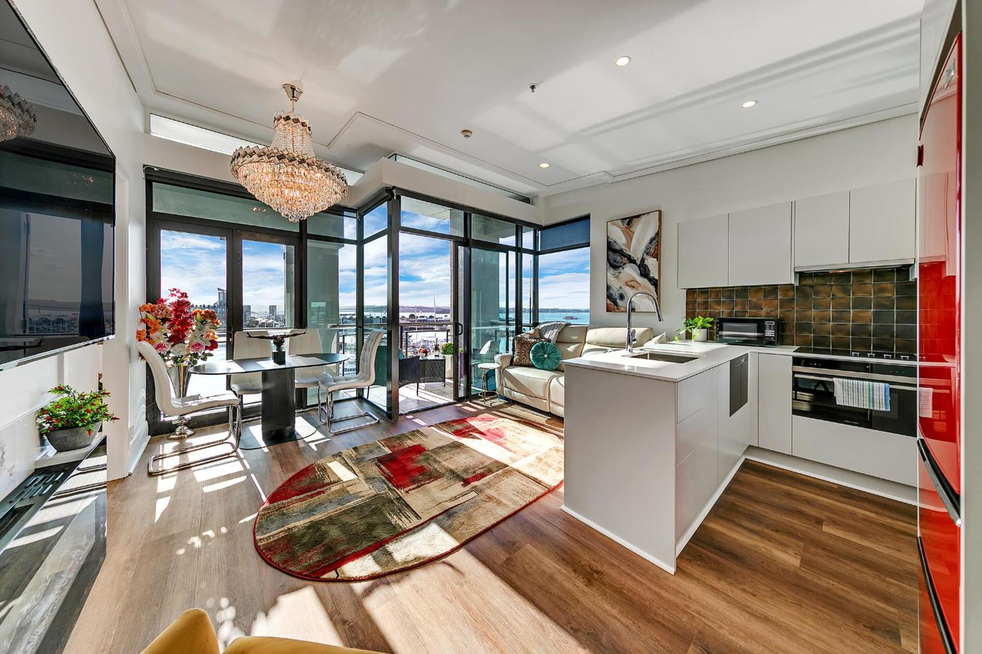 Penthouse Crown Apartman Auckland Kültér fotó
